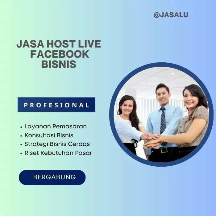 Jasa Host Live Facebook Bisnis