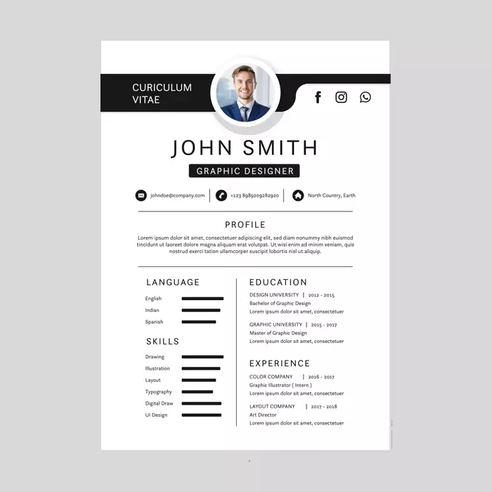Jasa Pembuatan Desain Curriculum Vitae (CV) Keren Cepat Dan Murah