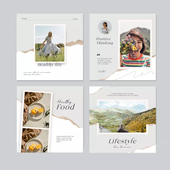 Jasa Pembuatan Design Feed Grid dan Story untuk Instagram (IG)