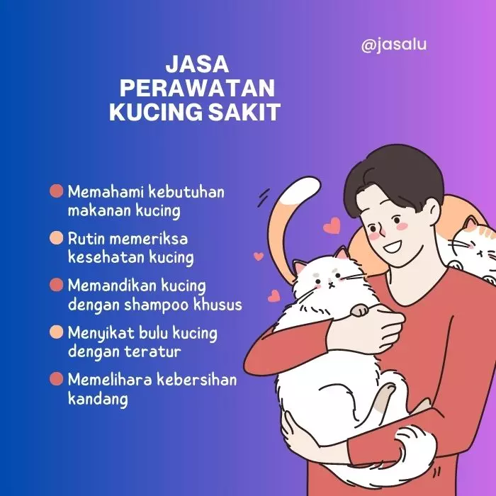 Jasa Perawatan Kucing Sakit